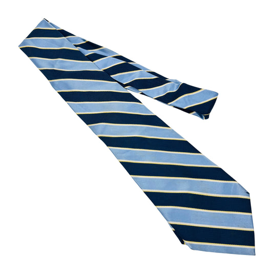 Ralph Lauren Polo Navy 'Diagonal Stripes' Tie (Size Regular)