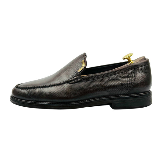 Tibao Aucheho Dark Brown Leather Loafers (Size 42.5)