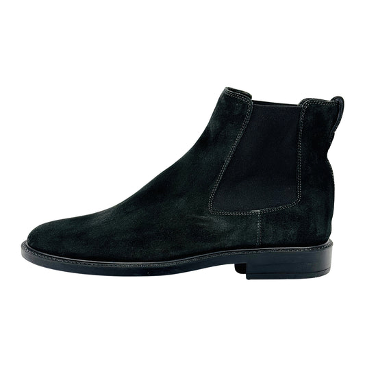 Tod's Tronchetto Black Suede Chelsea Boots (Size 43/43.5)