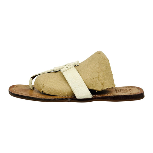 Tory Burch Women's Moore 'Ivory' Flip Flops (Size 38.5)