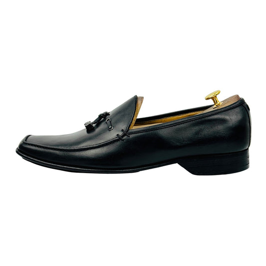 Louis Vuitton Men's Black Tassel Loafers (Size 44)
