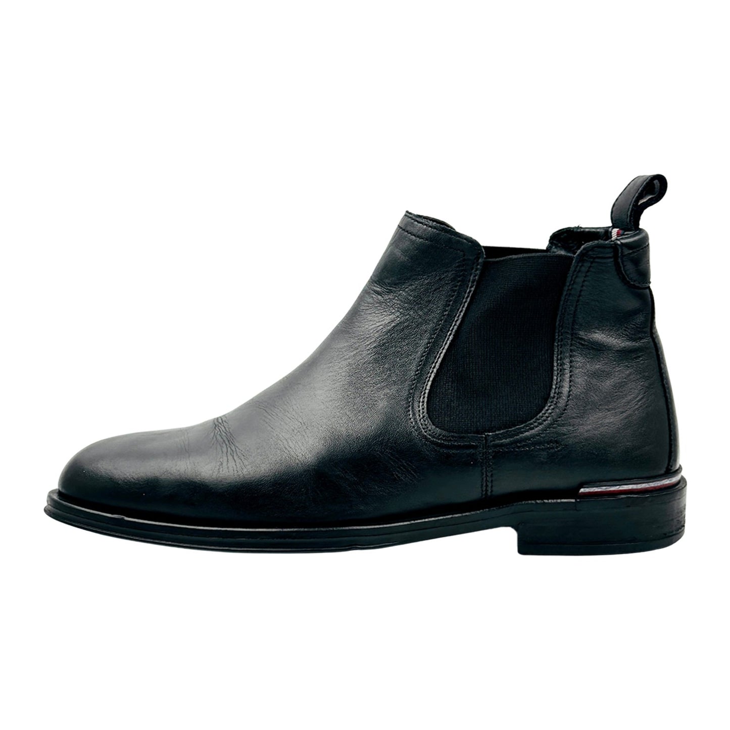 Tommy Hilfiger Core RWB Leather Chelsea Boots (Size 43) - FM0FM04806
