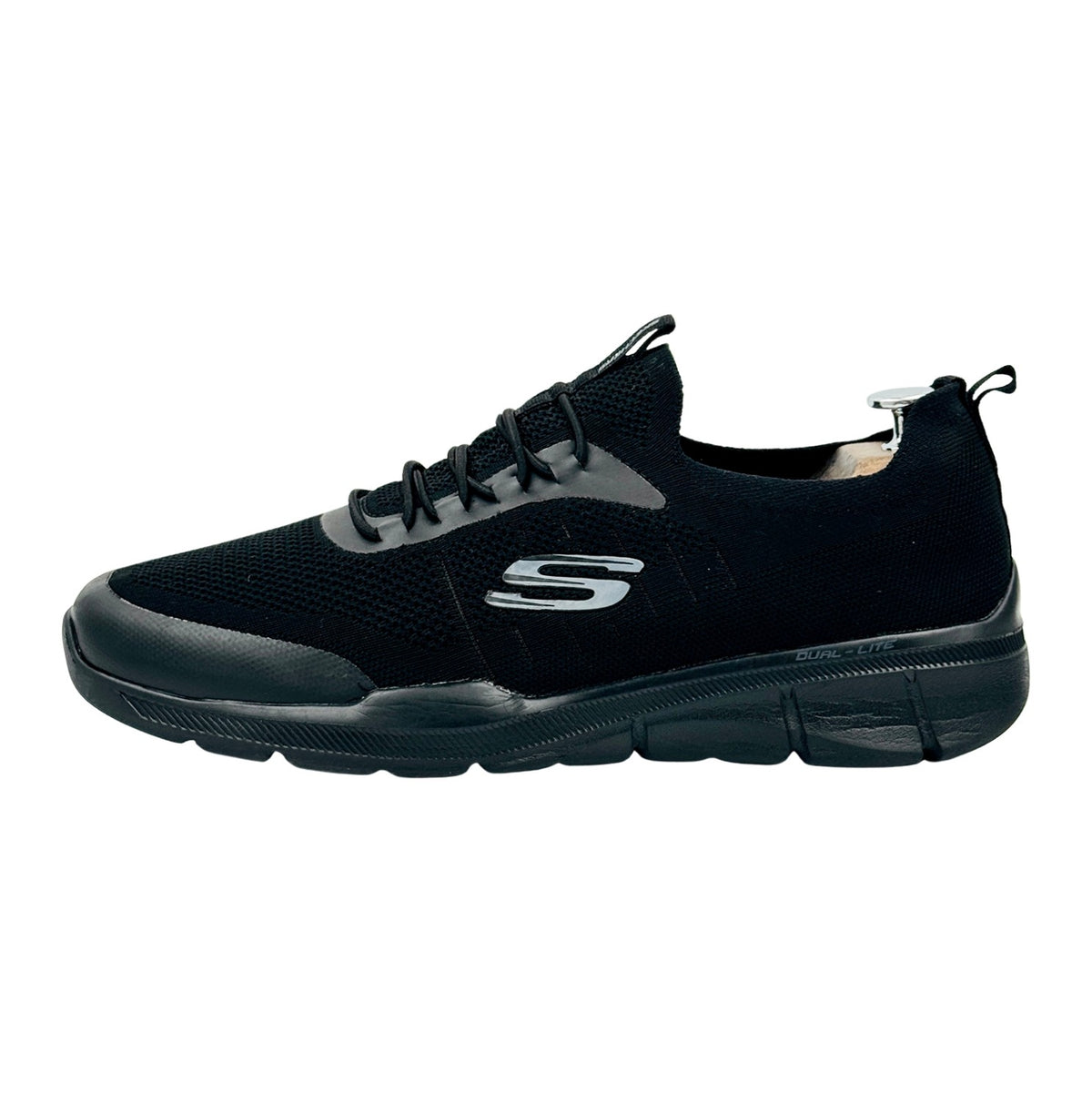 Skechers Memory Foam Mesh Knit Bungee Shoes (Size 46) - 56256 BBK