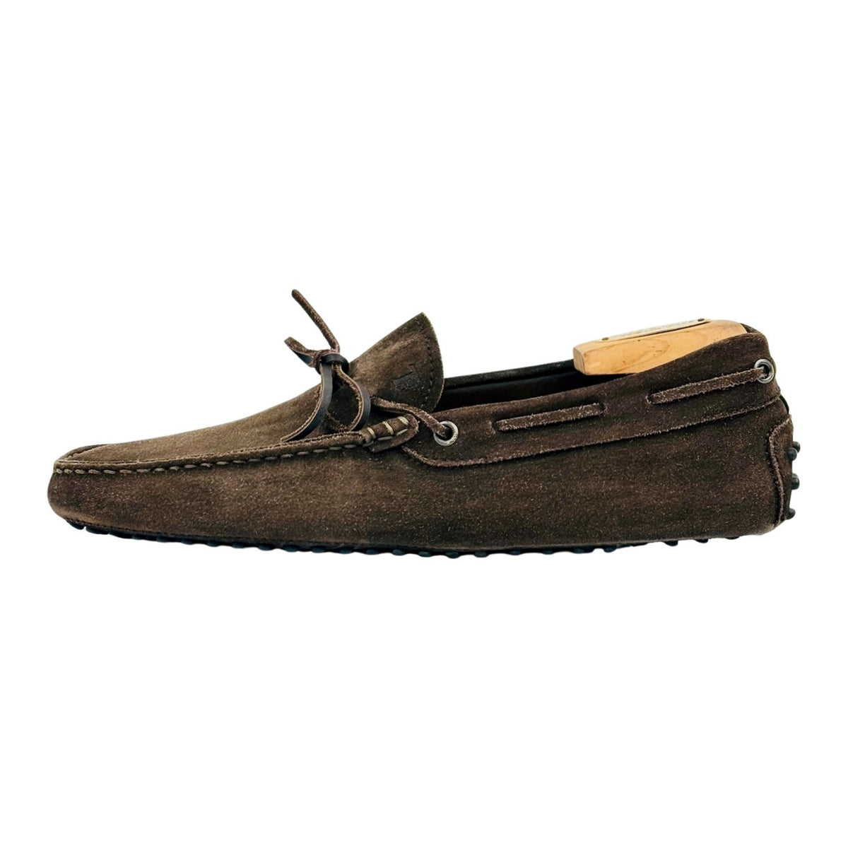 Tod's Dark Brown Italian Suede Driving Loafers (Size 42.5)