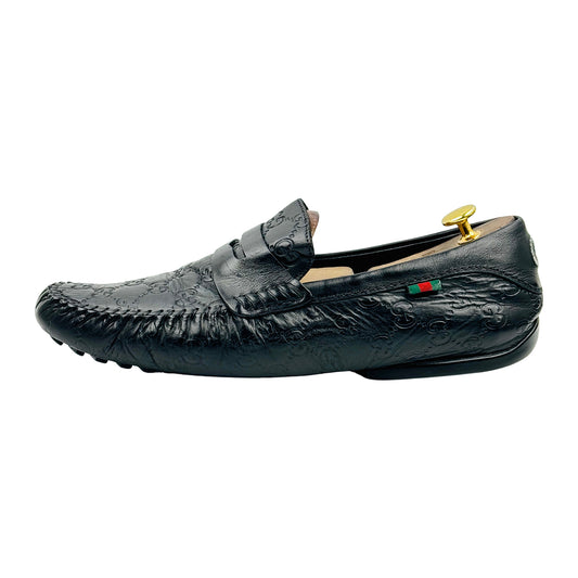 Gucci San Marino Guccissima Leather Driving Loafers (Size 43)