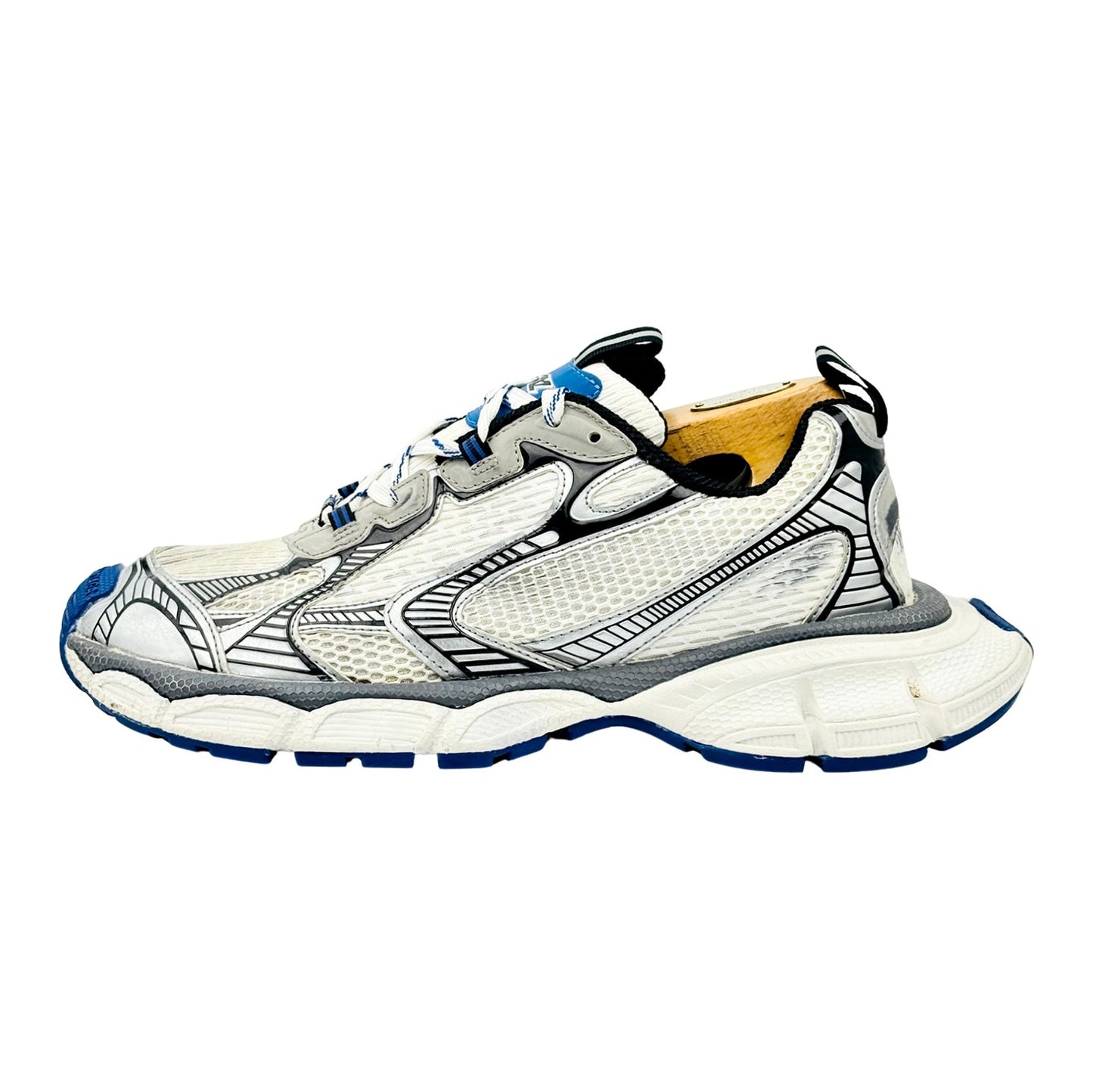 Balenciaga Men's 3XL 'White Blue' Shoes (Size 43)