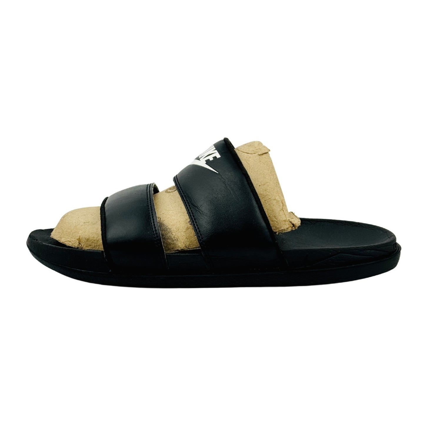 Nike Offcourt Duo Black Leather Slides (Size 43)