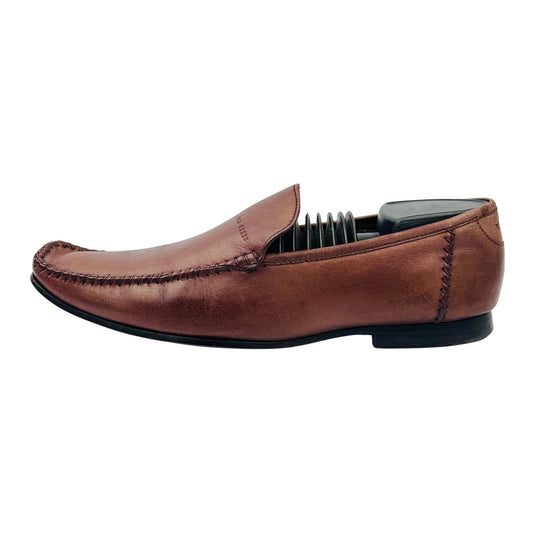 Ted Baker Simeen 2 Brown Leather Loafers (Size 41) - 9-10722