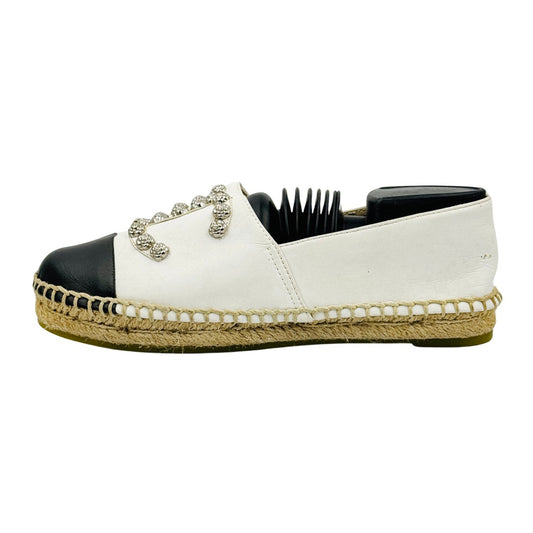 Chanel Studded CC Espadrille Shoes (Size 38/38.5)