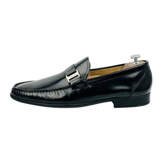 Bally Men's Colbar Black Leather Loafers (Size 45/45.5)