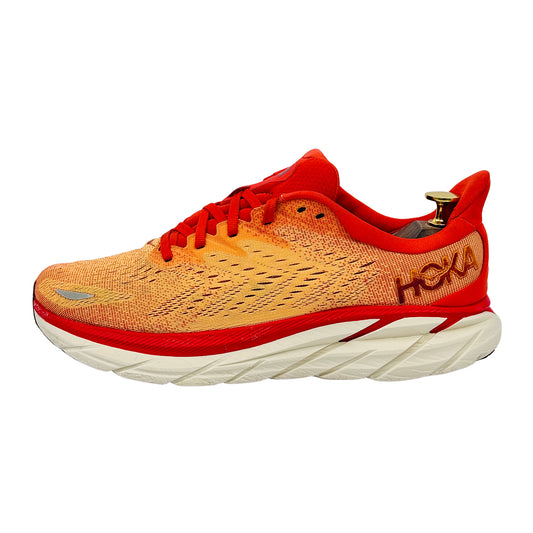 Hoka One One Clifton 8 Fiesta Shoes (Size 41.5) - 1119393-FBOR