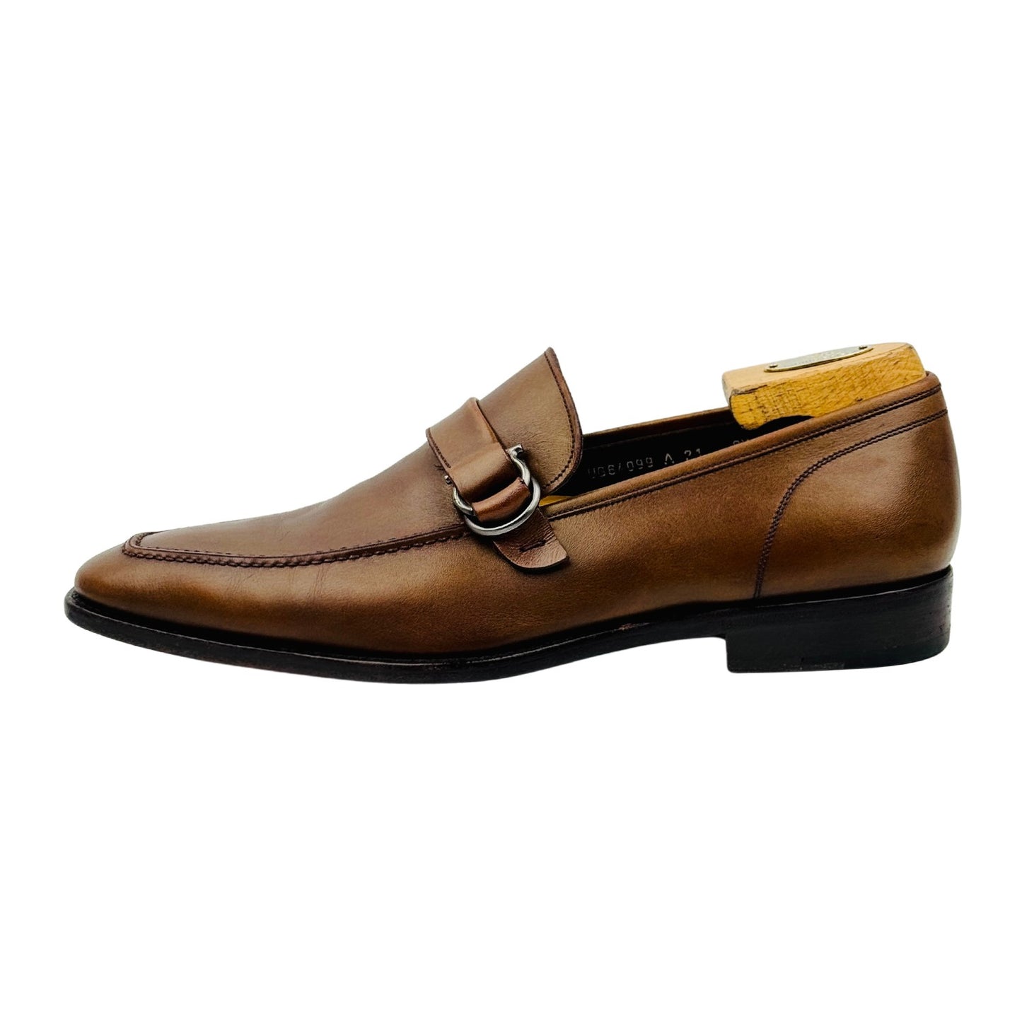 Salvatore Ferragamo Brown Buckle Loafers (Size 43.5)