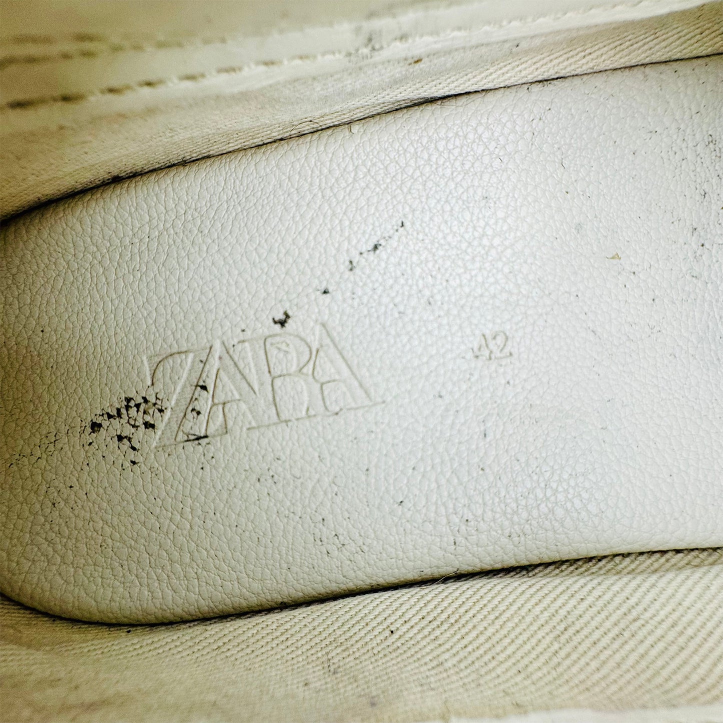 ZARA Men's Beige Suede Leather Loafer (Size 42)