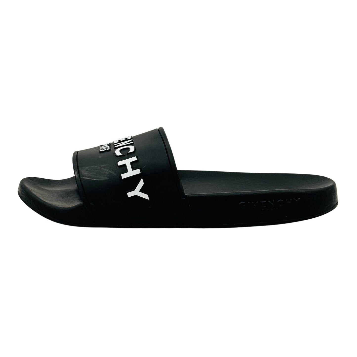 Givenchy Men's Black Monogram Slides (Size 42)