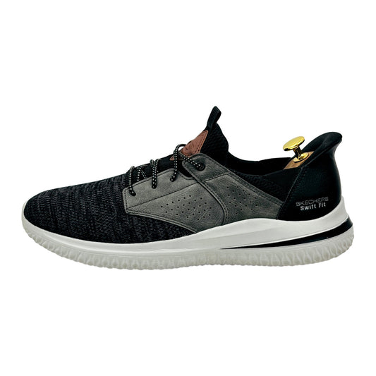 Skechers Men's Delson Swift Fit Shoes (Size 45) - 255101 BKGY