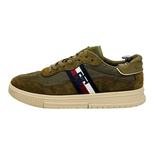 Tommy Hilfiger Supercup Mix 'Khaki' Sneakers (Size 45) - FM0FM04585