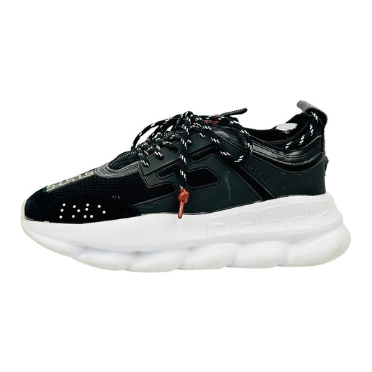 Versace Chain Reaction 'Black Mesh' Shoes (Size 45) - DSU7071E-D9TVG-D41H1