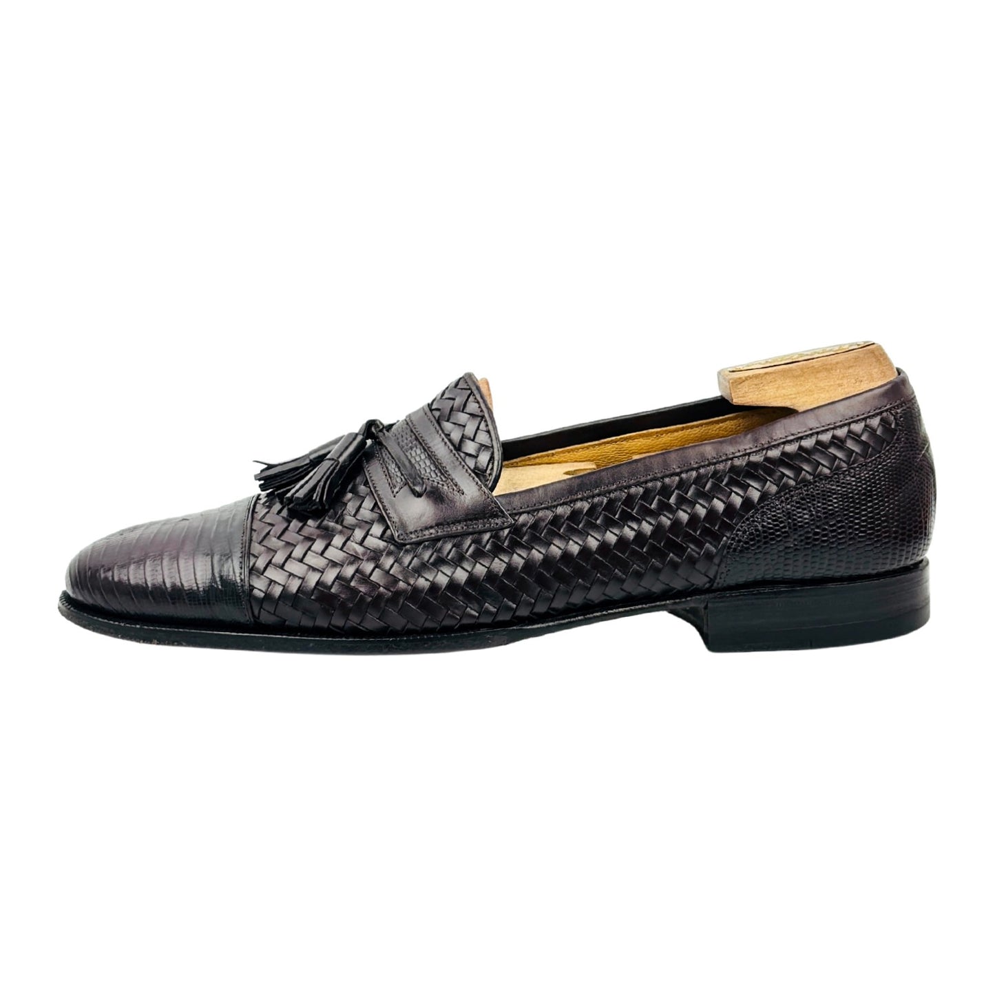 Bally Leather 'Oxblood' Tassel Loafers (Size 40)