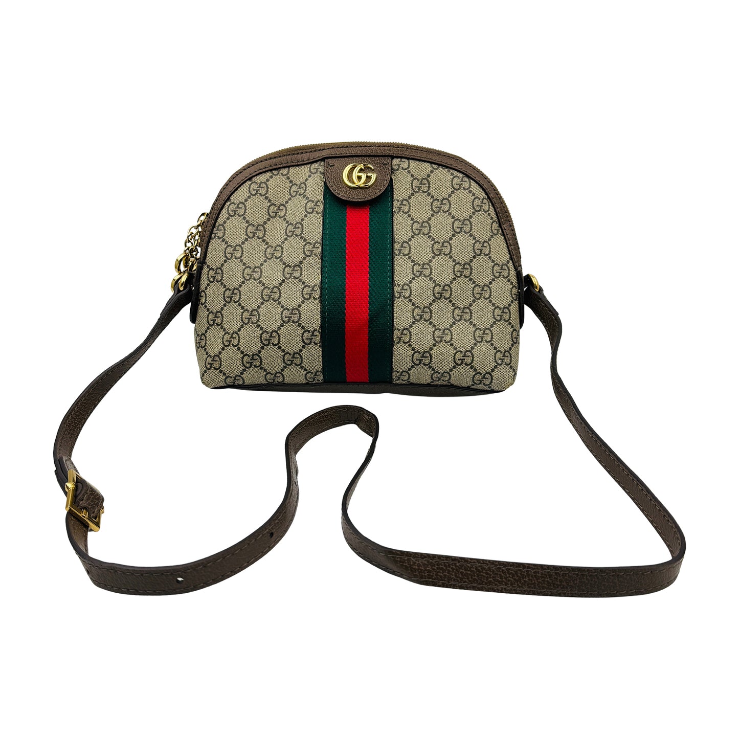 Gucci GG Supreme Ophidia Dome Crossbody Bag - 499621