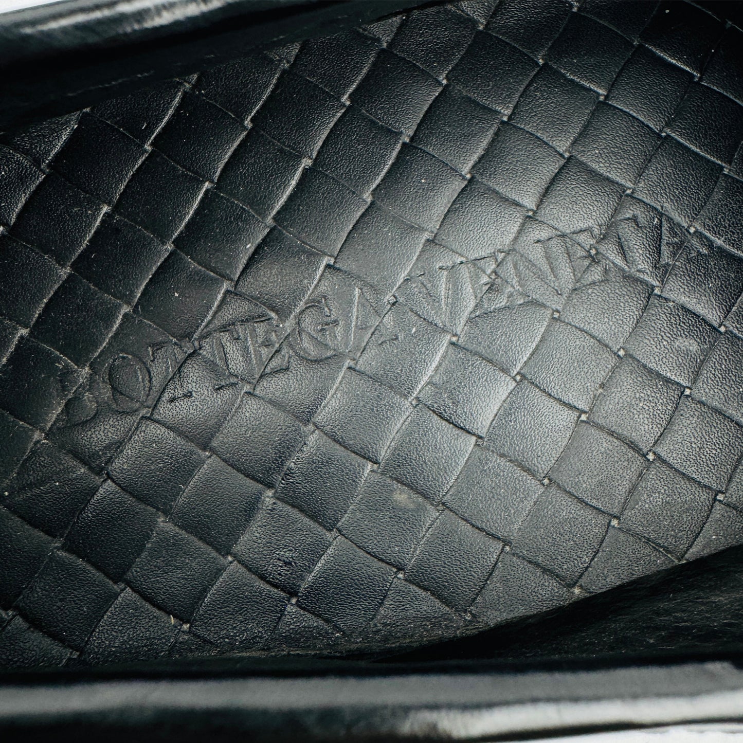 Bottega Veneta Black Woven Leather Loafers (Size 43)