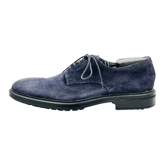 Hugo Boss Men's Navy Blue Derby Shoes (Size 41)