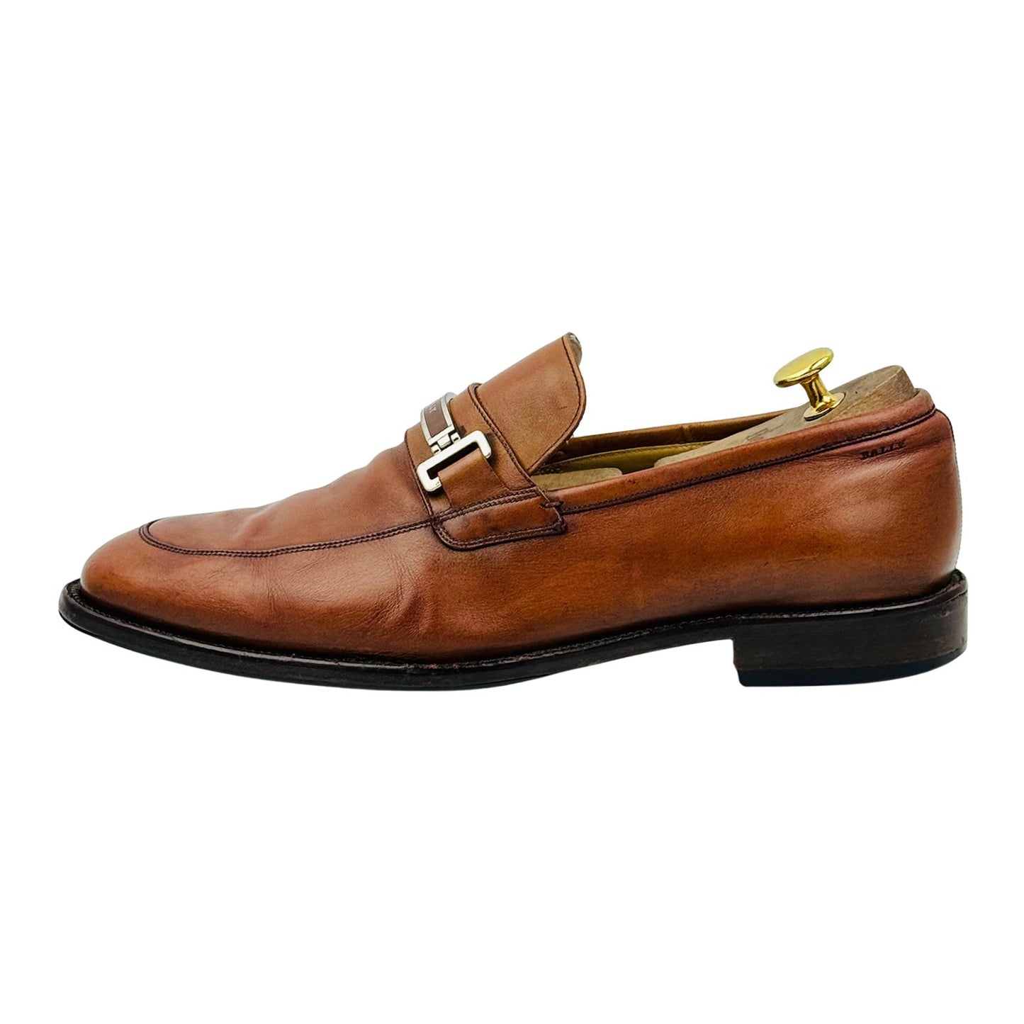 Bally Sartori Brown Leather Bit Loafers (Size 43.5)