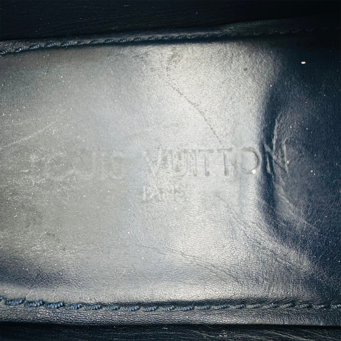 Louis Vuitton Men's Hockenheim Navy Loafers (Size 44/44.5)