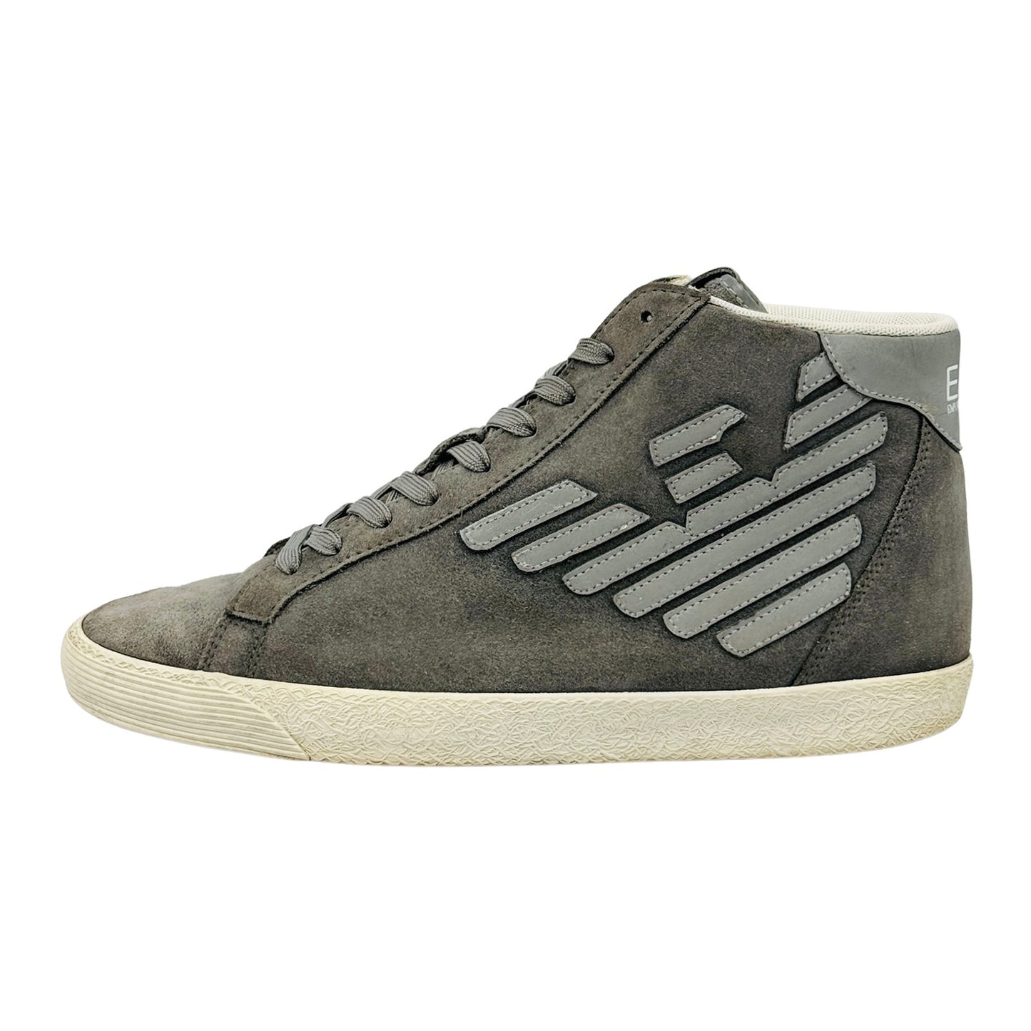 Emporio Armani EA7 Eagle Logo Suede Sneakers (Size 43/43.5)