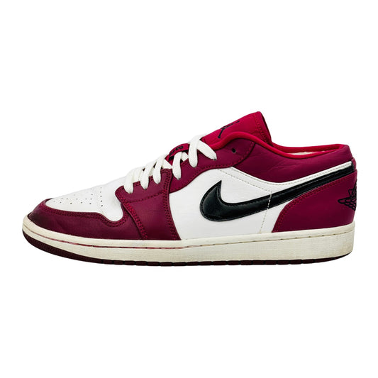 Nike Air Jordan 1 Low 'Noble Red' Sneakers (Size 43) - 553558-604