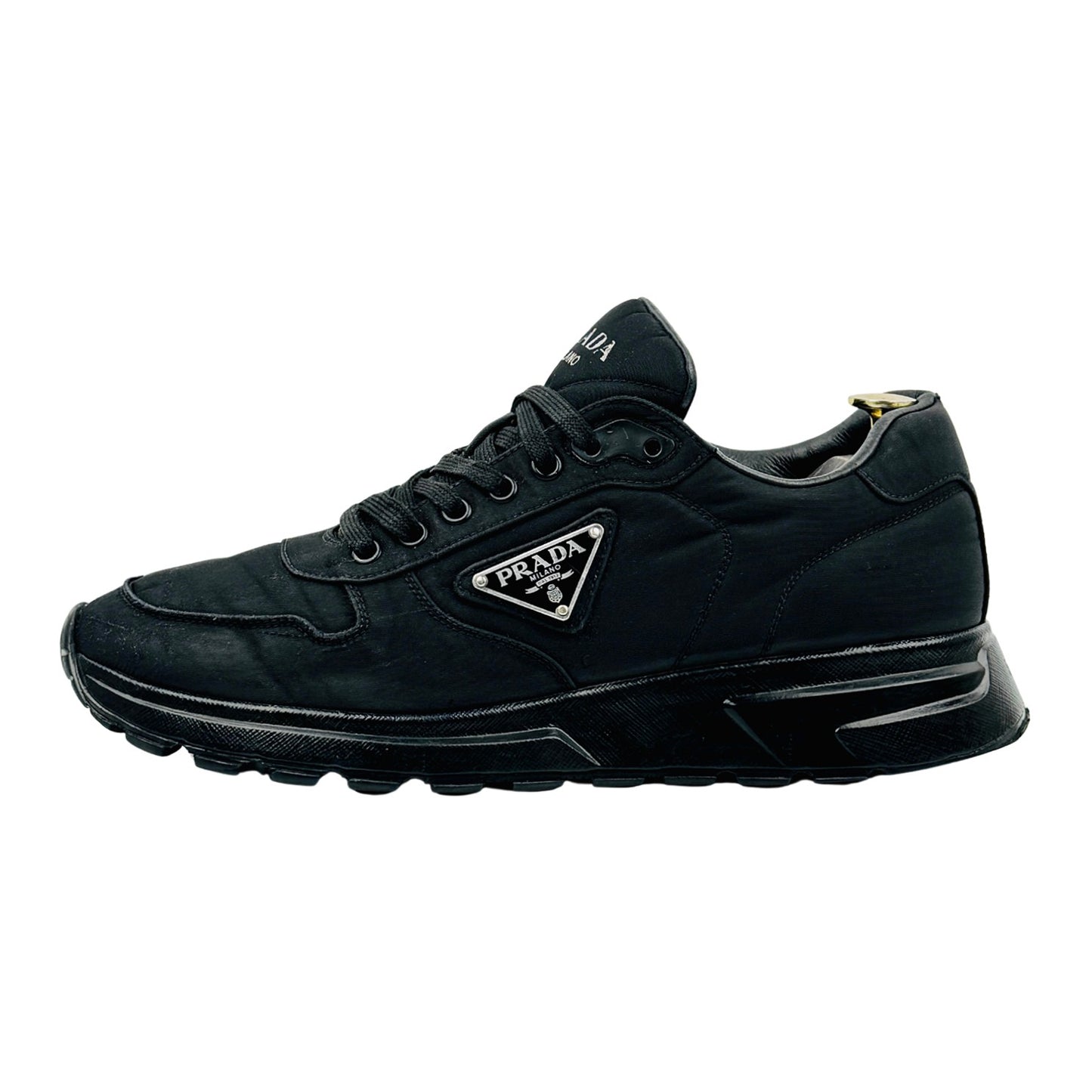 Prada Prax 01 Black Re-Nylon Sneakers (Size 42)