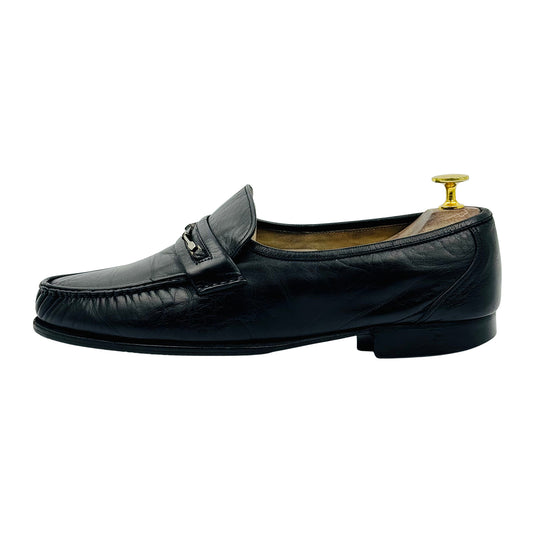 Bally Men's Black Leather Bit Loafer (Size 42)