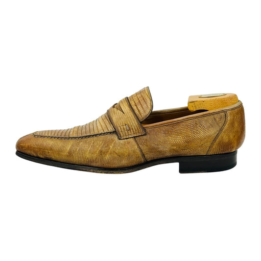 Magnanni Vicente Genuine Lizard Leather Loafers (Size 43/43.5)