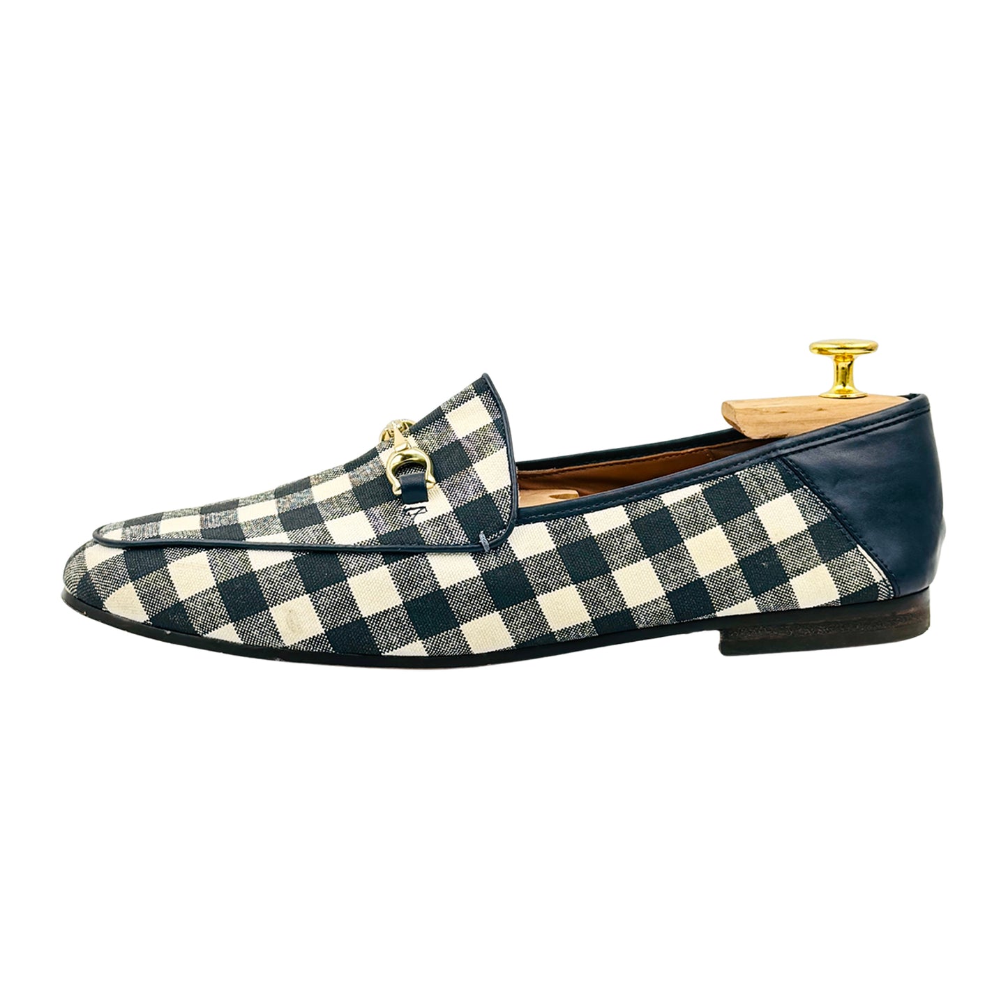 Coach Haley Gingham Print Loafers (Size 42) - FG3468