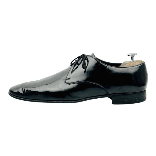 Salvatore Ferragamo Black Derby Shoes (Size 45/45.5)