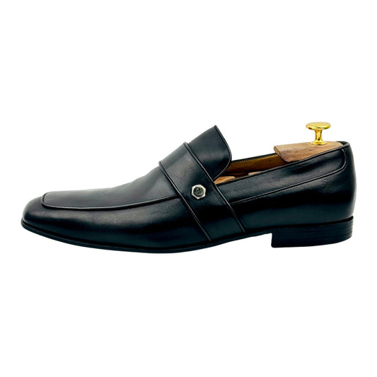 Gucci Men's Black Leather Italian Loafers (Size 42)