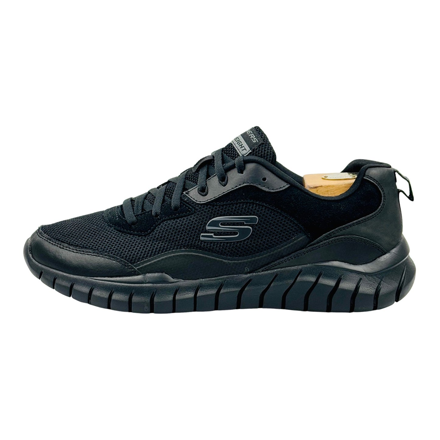 Skechers Overhaul - Betley Black Shoes (Size 43) - 232046 BBK
