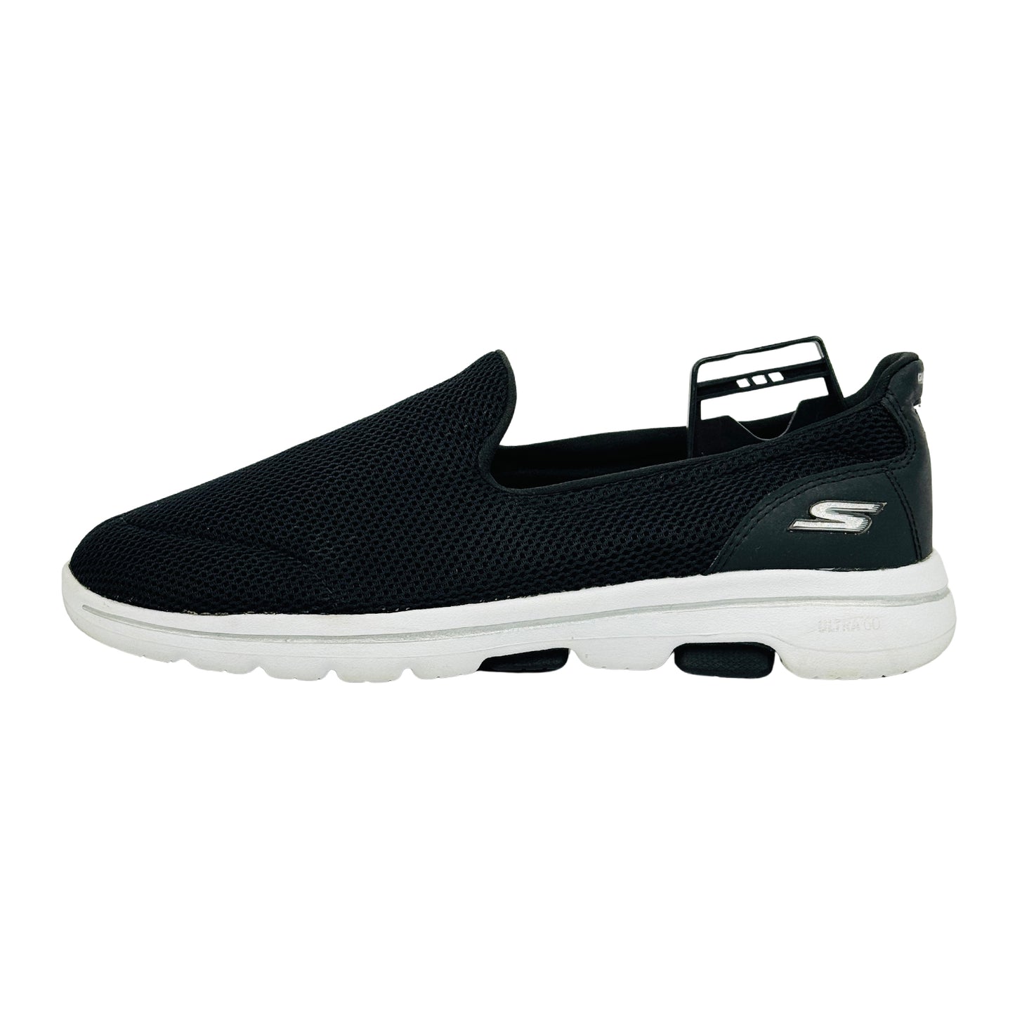 Skechers GOwalk 5 'Black White' Shoes (Size 39) - 15901 BKW