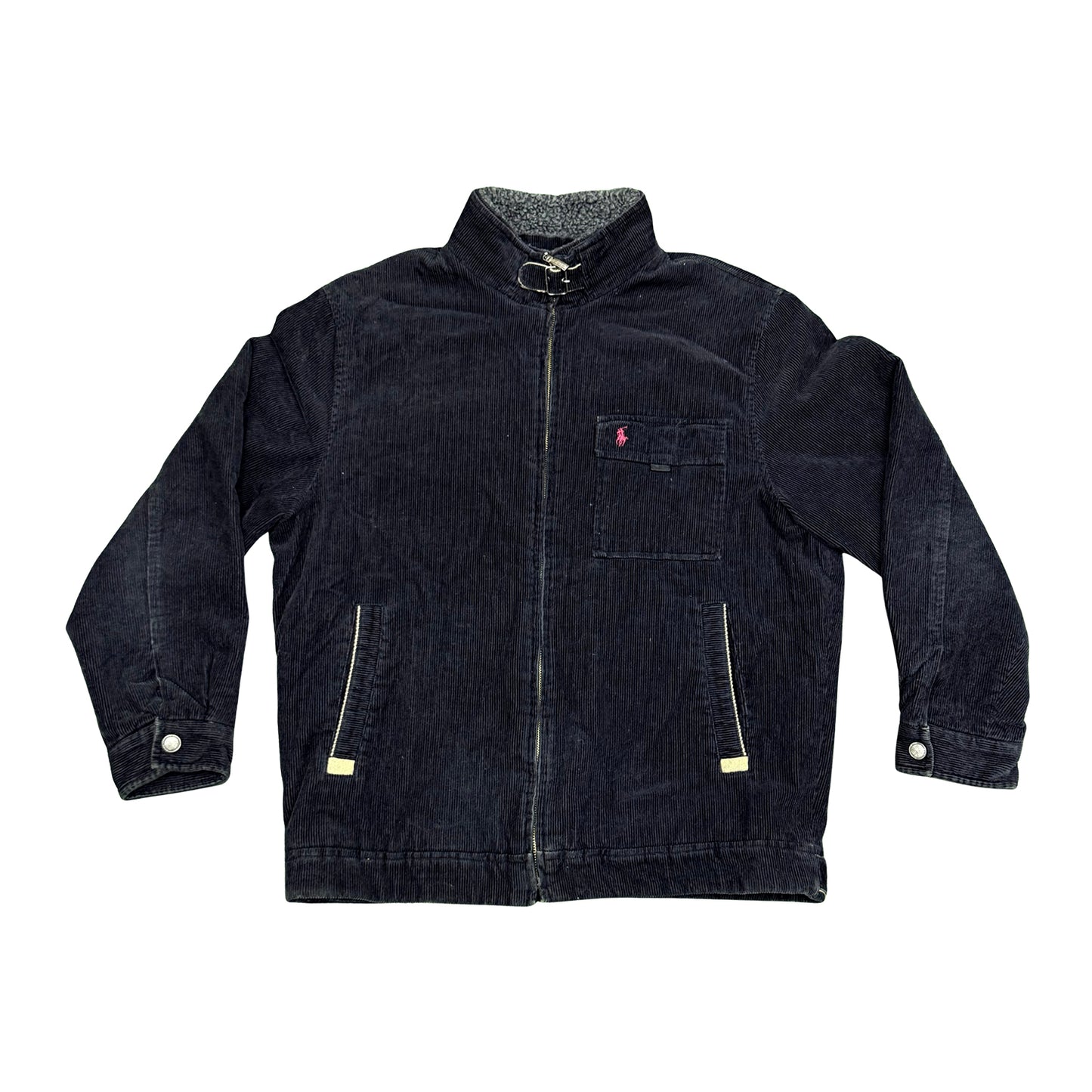 Polo Ralph Lauren Dark Navy Zip Jacket (Size Large)