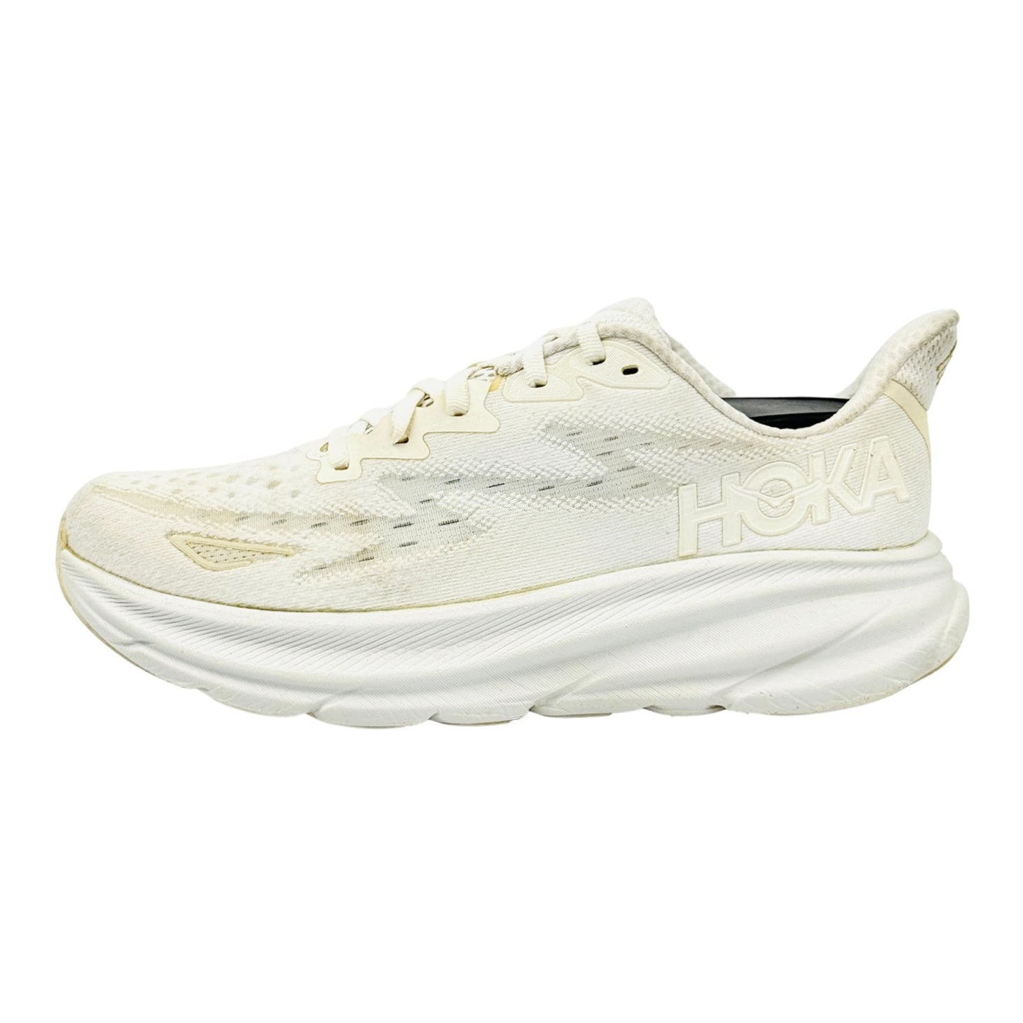 Hoka One One Clifton 9 Shoes (Size 39.5) - 1127896 WWH
