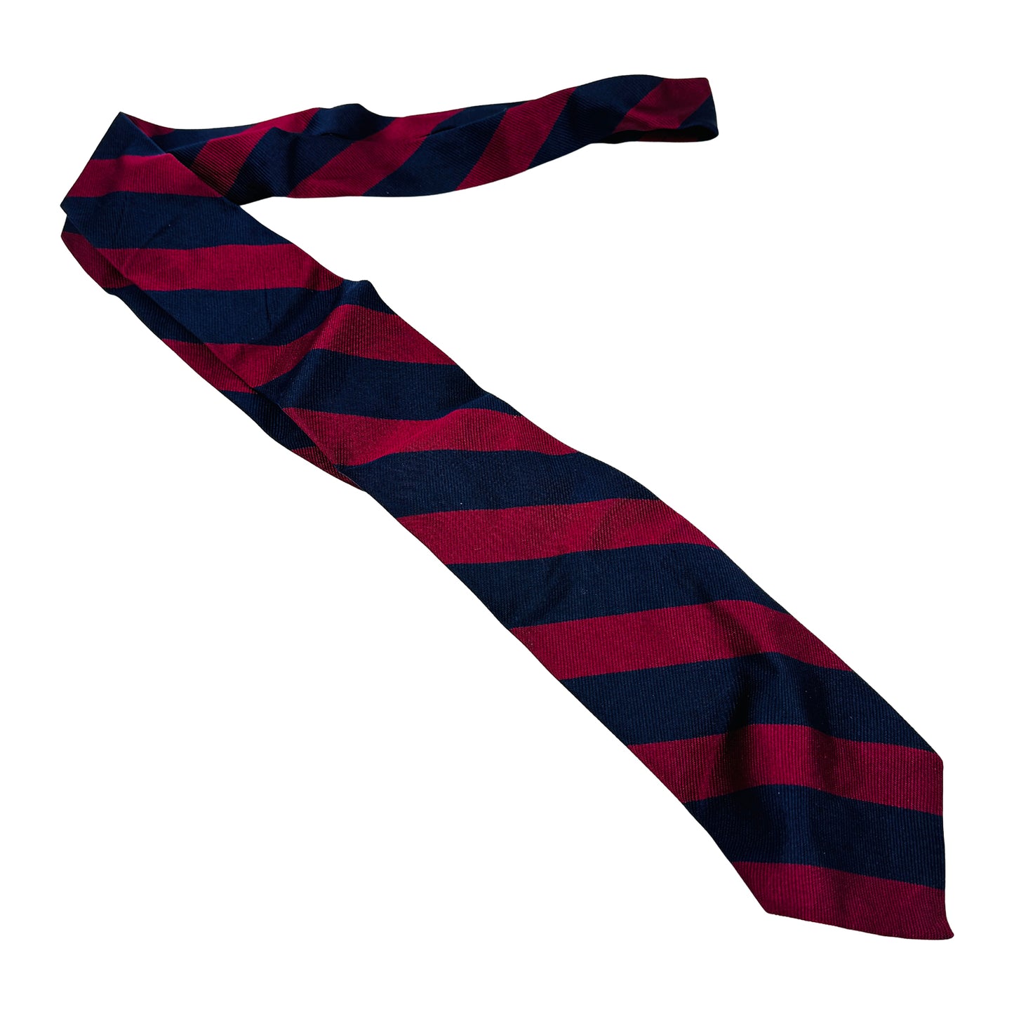 Ralph Lauren Polo Burgundy 'Diagonal Stripes' Tie (Size Regular)