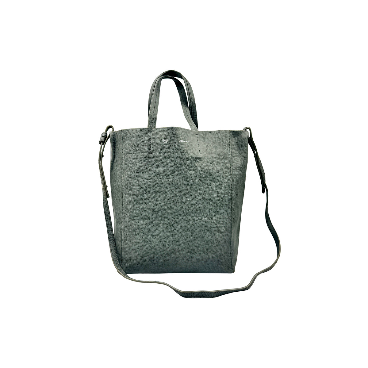 Celine Small Vertical Cabas Sage Green Tote Bag