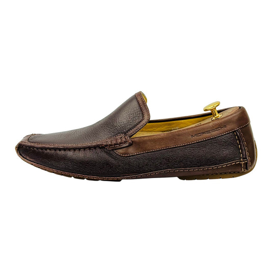 Moreschi Men's Dark Brown Leather Loafer (Size 42.5)