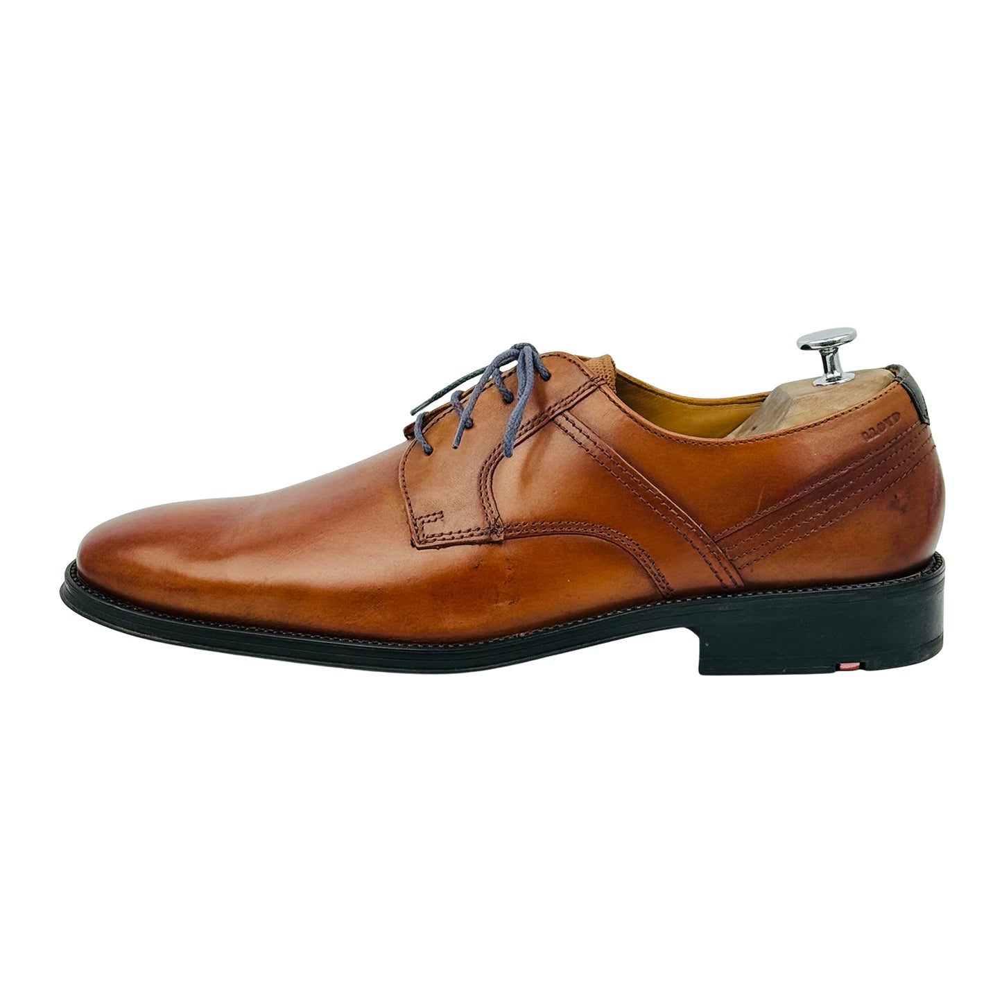 LLOYD Gala 'Cognac' Leather Derby Shoes (Size 46/46.5) - 28-603-13