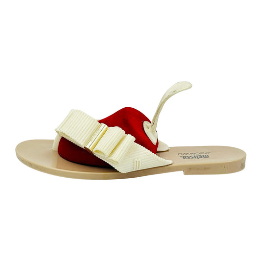 Melissa X Jason Wu Off-White Flip Flops (Size 36)