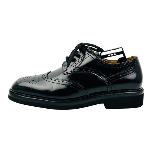 Christian Dior Black Leather Brogue Shoes (Size 36)