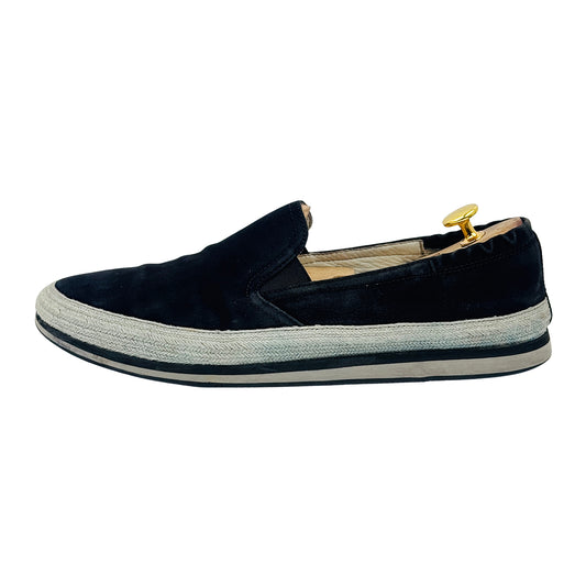 Prada Men's Espadrille Suede Slip-On Shoes (Size 43/43.5) - 4D2363