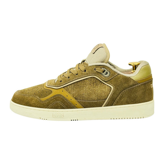 Christian Dior B27 Uptown Khaki Suede Sneakers (Size 41)