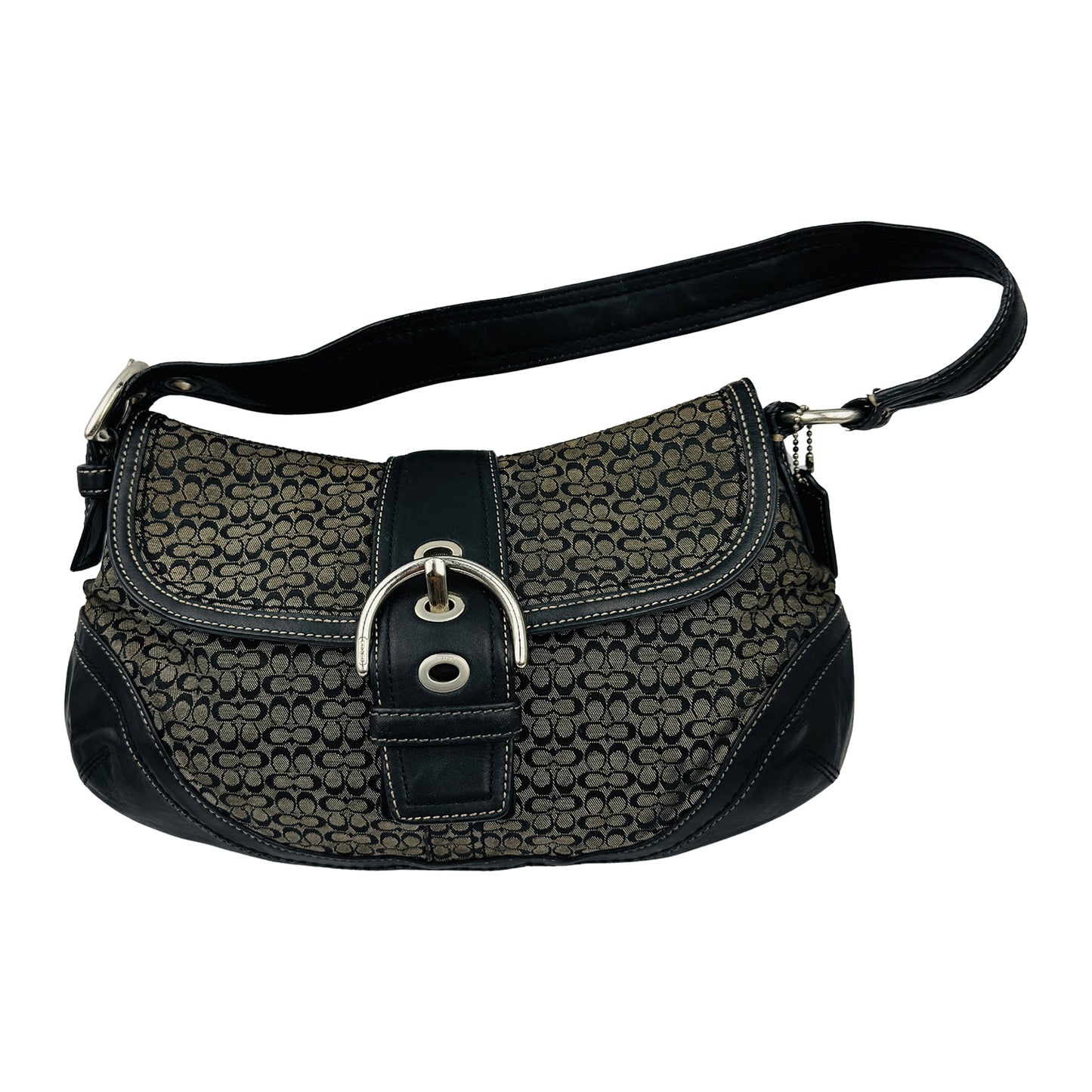 Coach Soho Signature Buckle Flap Shoulder Bag