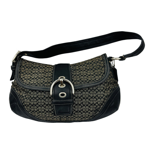 Coach Soho Signature Buckle Flap Shoulder Bag