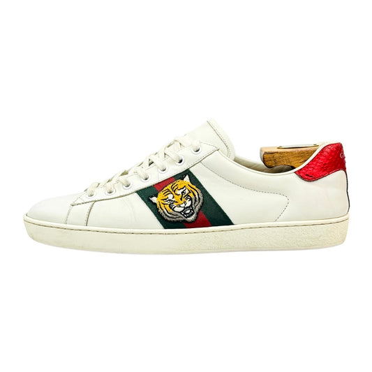 Gucci Ace Embroidered Tiger Sneakers (Size 42.5) - 457132